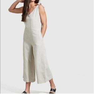 NWT United By Blue Women's Anywhere Jumpsuit, Neutral color, Size M.
